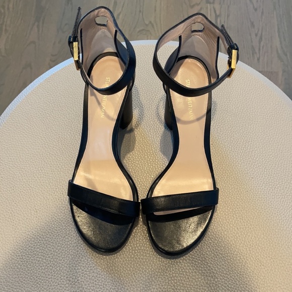 NEVER WORN Stuart Weitzman Black Heals - Picture 6 of 7